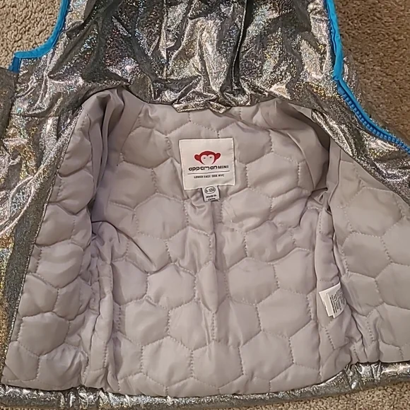 NWOT Appaman Duck Down Holographic Coat